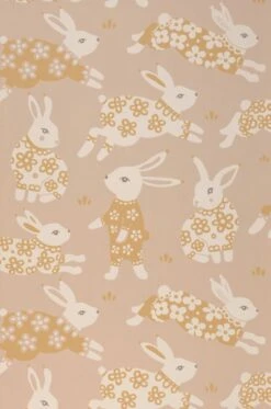 Tapete Rabbit Party Beige 8 Tapete Rabbit Party Beige -Innentapete 389392 Rabbit Party 2880x1440
