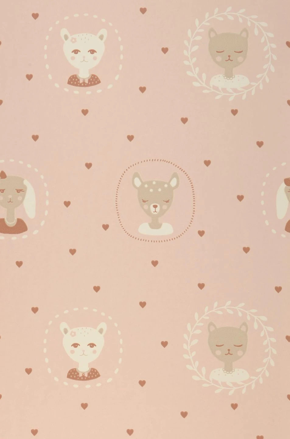 Tapete Hearts Zartrosé 4 Tapete Hearts Zartrosé – Bild 2