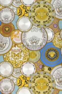 Versace Tapete Noell Goldgelb 7 Versace Tapete Noell Goldgelb -Innentapete 410652 A Noemie 2880x1440