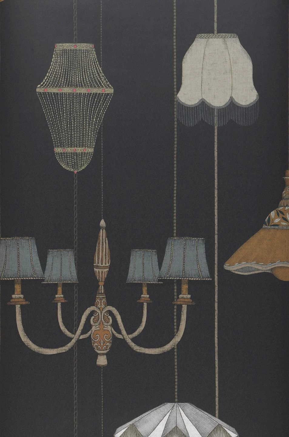 Tapete Lampshade Heaven Anthrazitgrau 4 Tapete Lampshade Heaven Anthrazitgrau – Bild 2