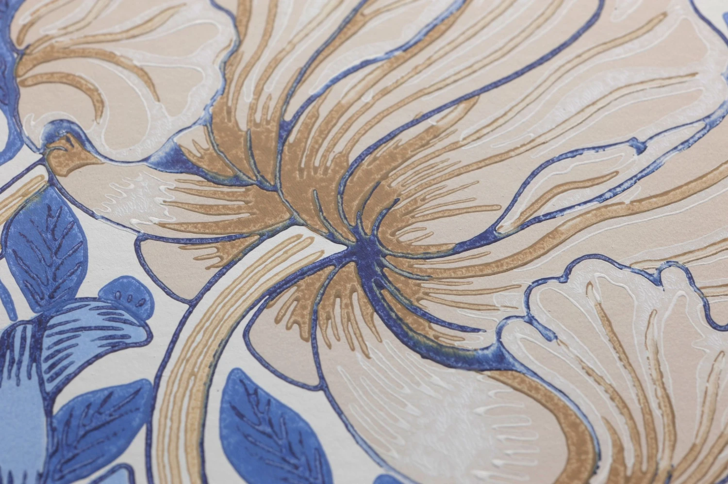 Tapete Despina Hellblau 4 Tapete Despina Hellblau – Bild 2