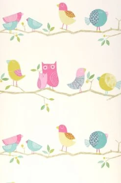 Tapete What A Hoot Rosa -Innentapete 462841 What A Hoot 2880x1440