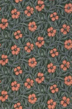 Tapete Esmeralda Tannengrün