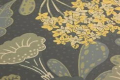 Tapete Flowery Grauoliv -Innentapete 485183 B Flowery 2880x1440