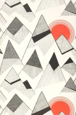 Tapete Mountains Rot 7 Tapete Mountains Rot -Innentapete 690112 A Mountains 2880x1440