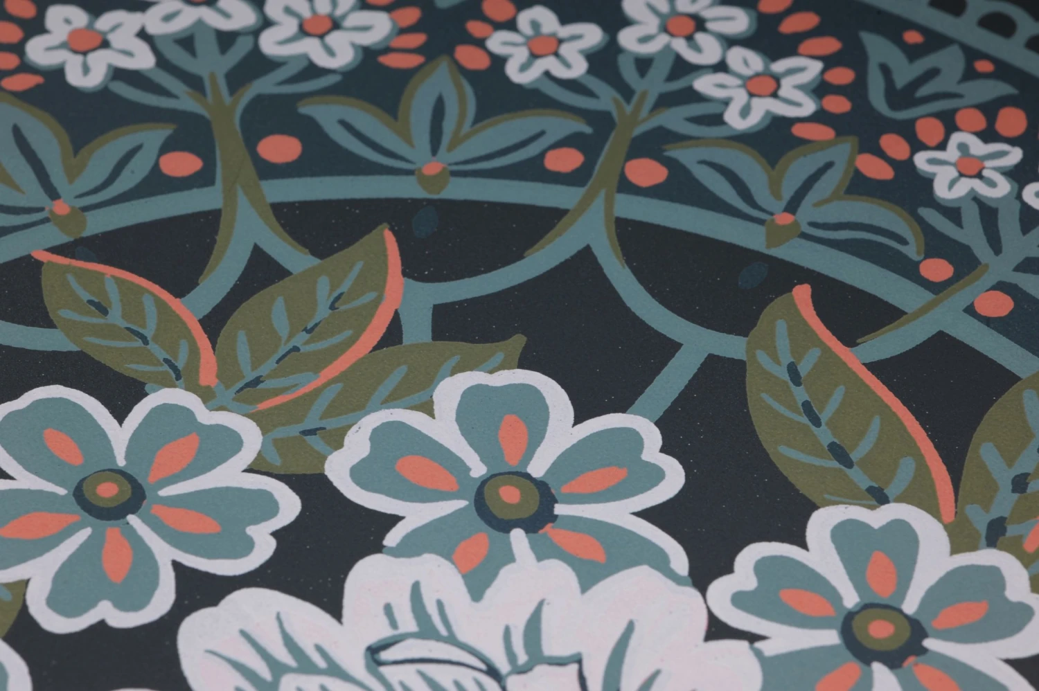 Tapete Sofia Ozeanblau 5 Tapete Sofia Ozeanblau – Bild 3