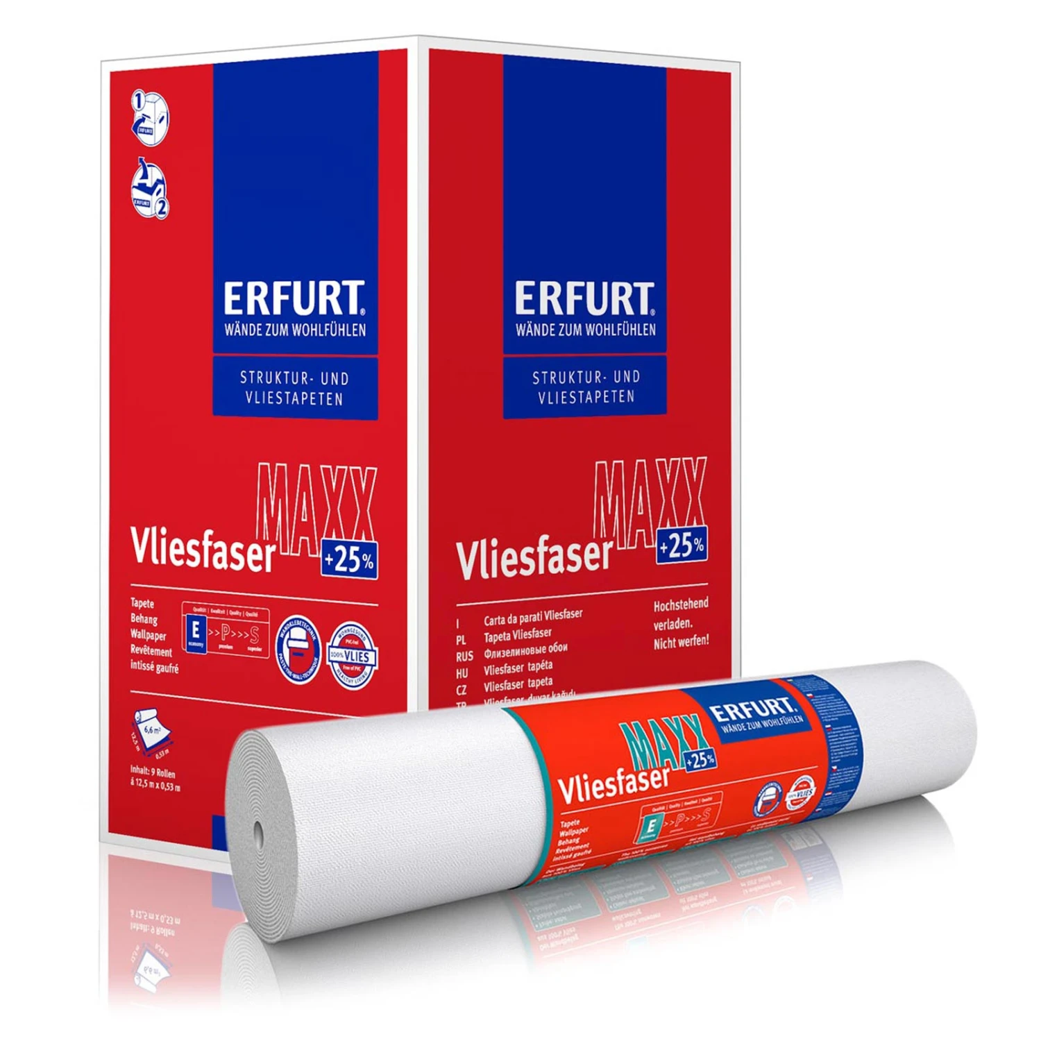 9 Rollen Erfurt Vliesfaser Maxx Flax 100 Economy 59,63m² 3 9 Rollen Erfurt Vliesfaser Maxx Flax 100 Economy 59,63m²