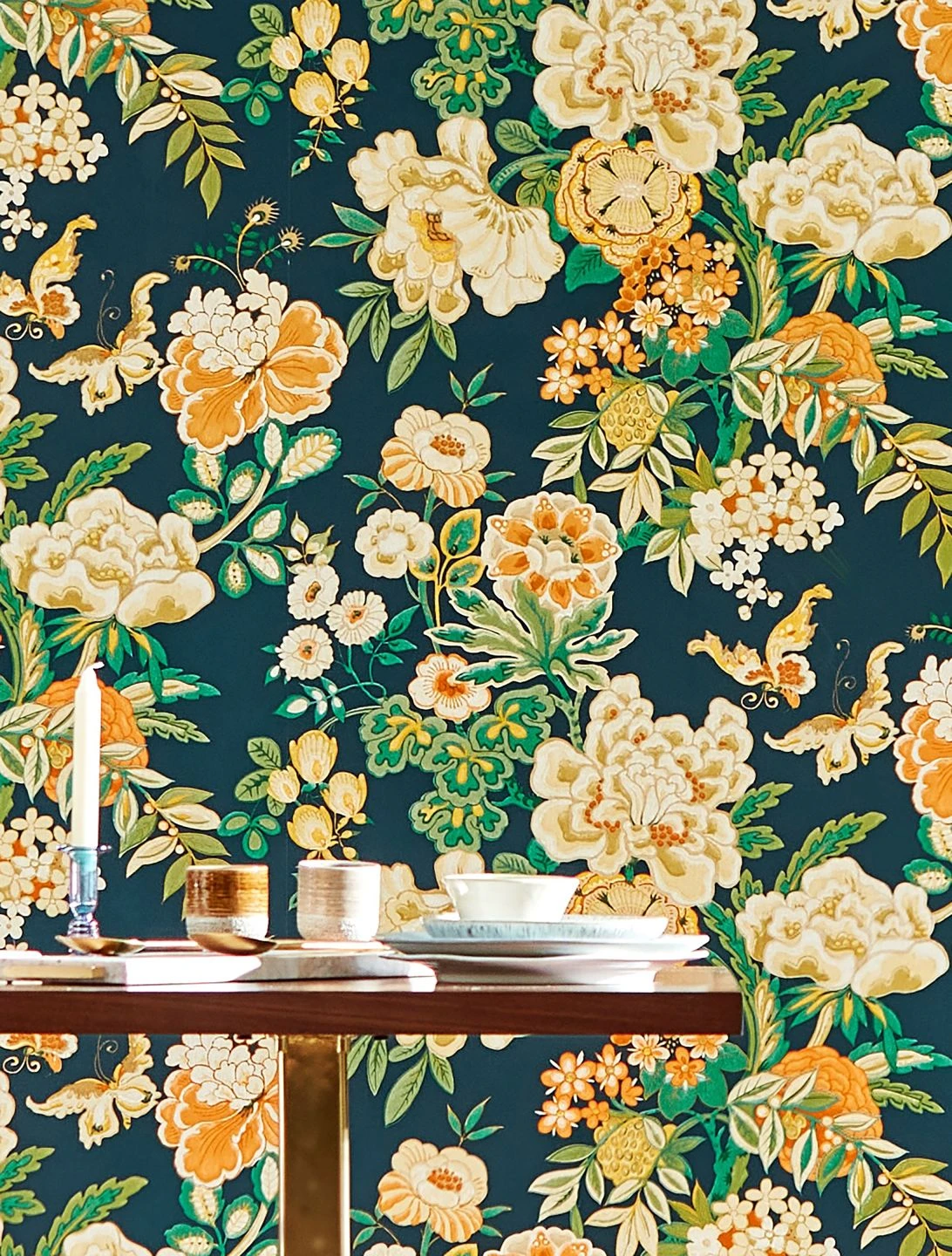 Tapete Amanda Schwarzblau 3 Tapete Amanda Schwarzblau