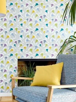 Tapete Ambira Farngrün -Innentapete Ambira B 462301 2880x1440