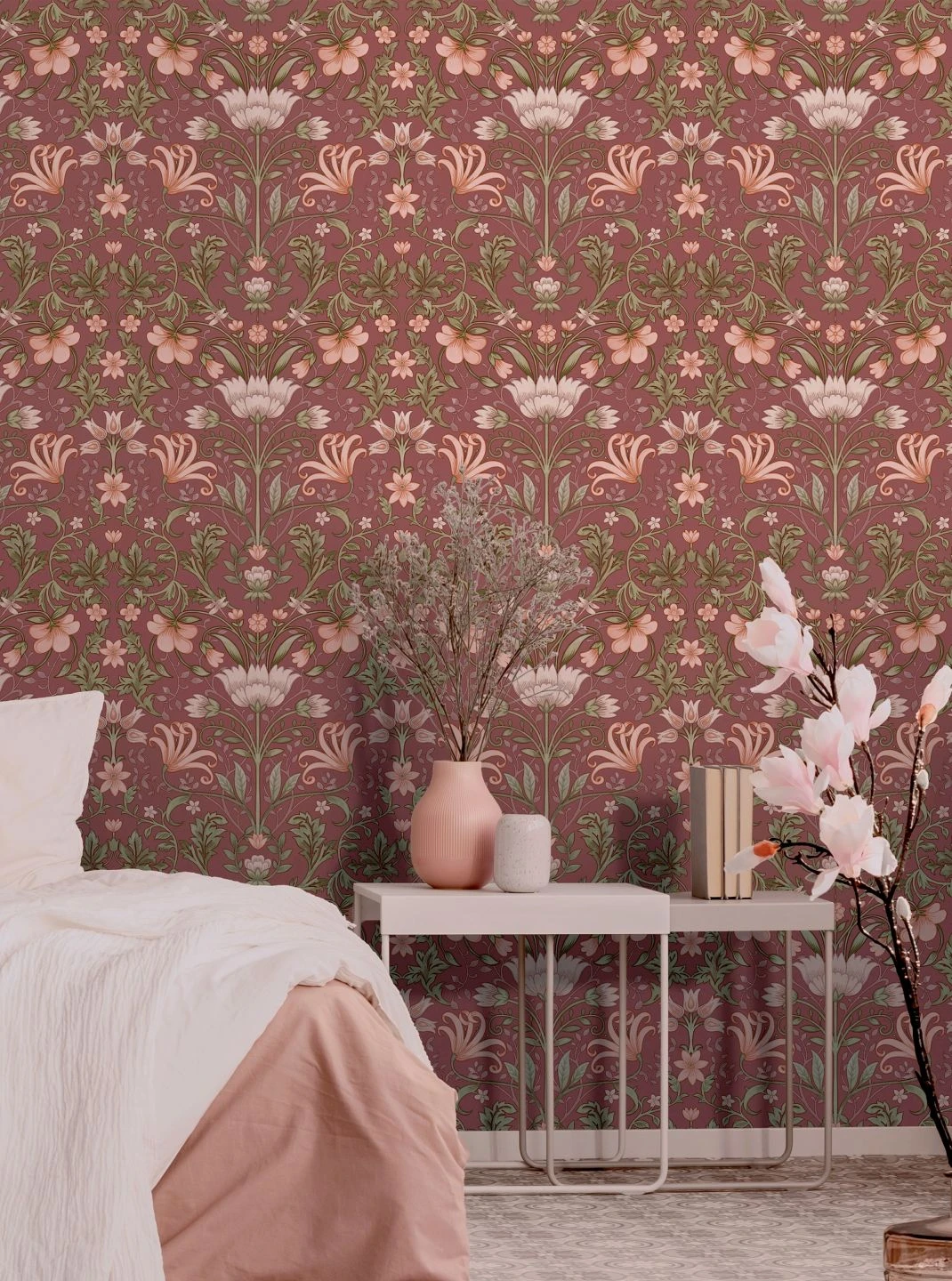 Tapete Andana Weinrot 6 Tapete Andana Weinrot – Bild 4