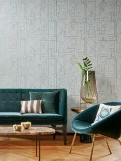 Tapete Arisa Perlgrün -Innentapete Arisa A 270201 2880x1440