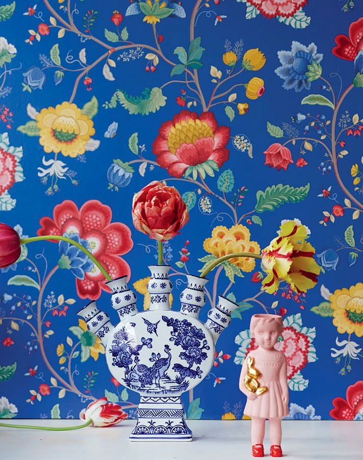 Tapete Belisama Enzianblau 3 Tapete Belisama Enzianblau