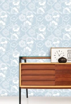 Tapete Catia Hellblau -Innentapete Catia B 835201 2880x1440