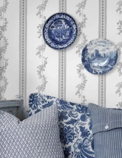 Tapete Claudine Dunkelgrau