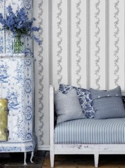 Tapete Claudine Dunkelgrau -Innentapete Claudine B 451151 2880x1440