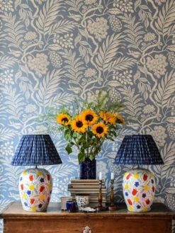 Tapete Cornucopia Taubenblau -Innentapete Cornucopia B 975182 2880x1440