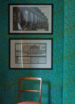 Tapete Darcie Türkisblau -Innentapete Darcie A 462782 2880x1440