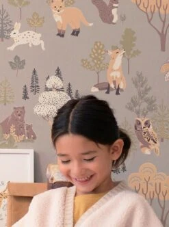 Tapete Deep Forest Grau -Innentapete Deep Forest B 389373 2880x1440