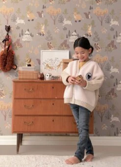 Tapete Deep Forest Grau -Innentapete Deep Forest D 389373 2880x1440