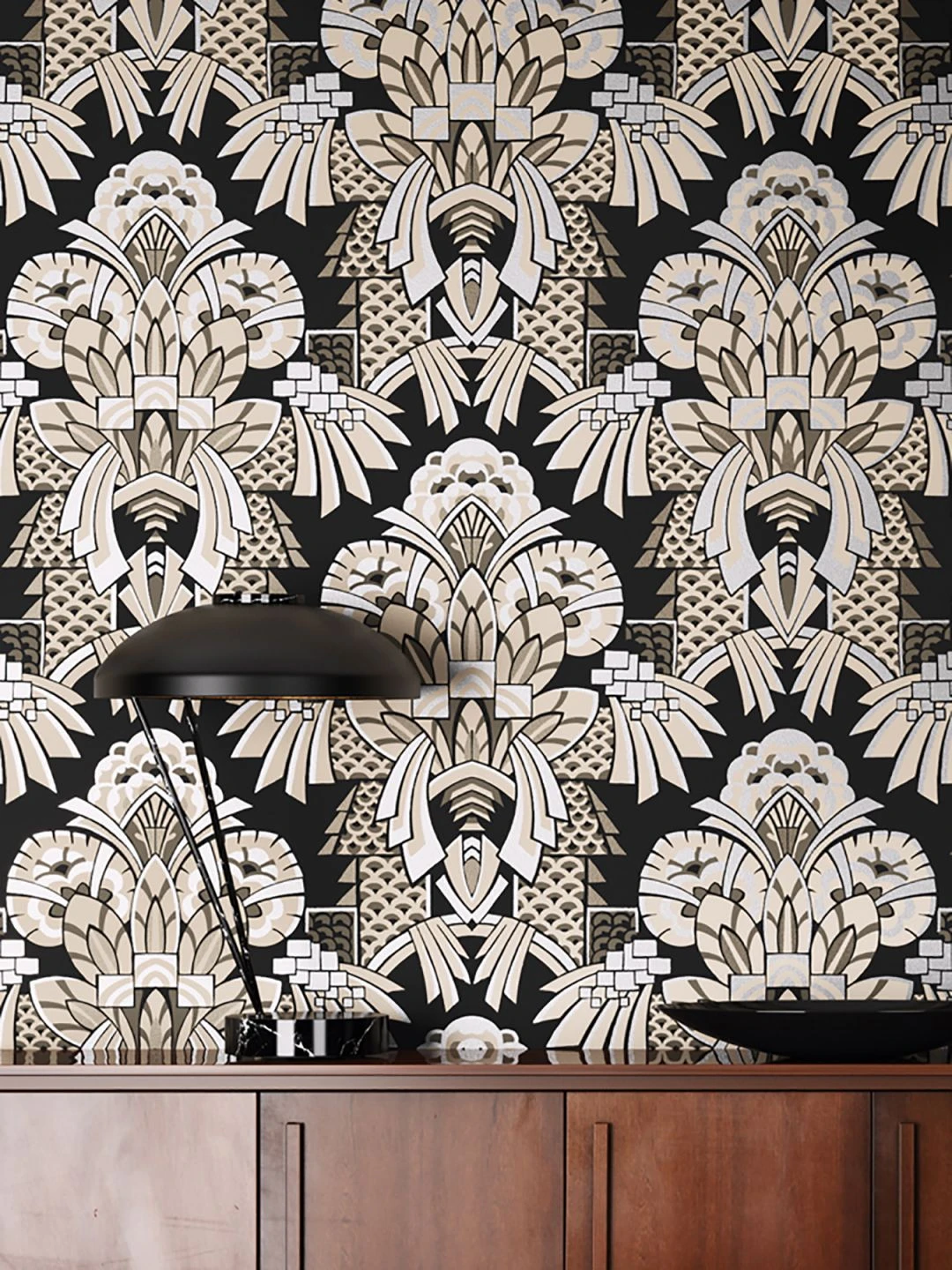 Tapete Demetrius Silber Schimmer 3 Tapete Demetrius Silber Schimmer