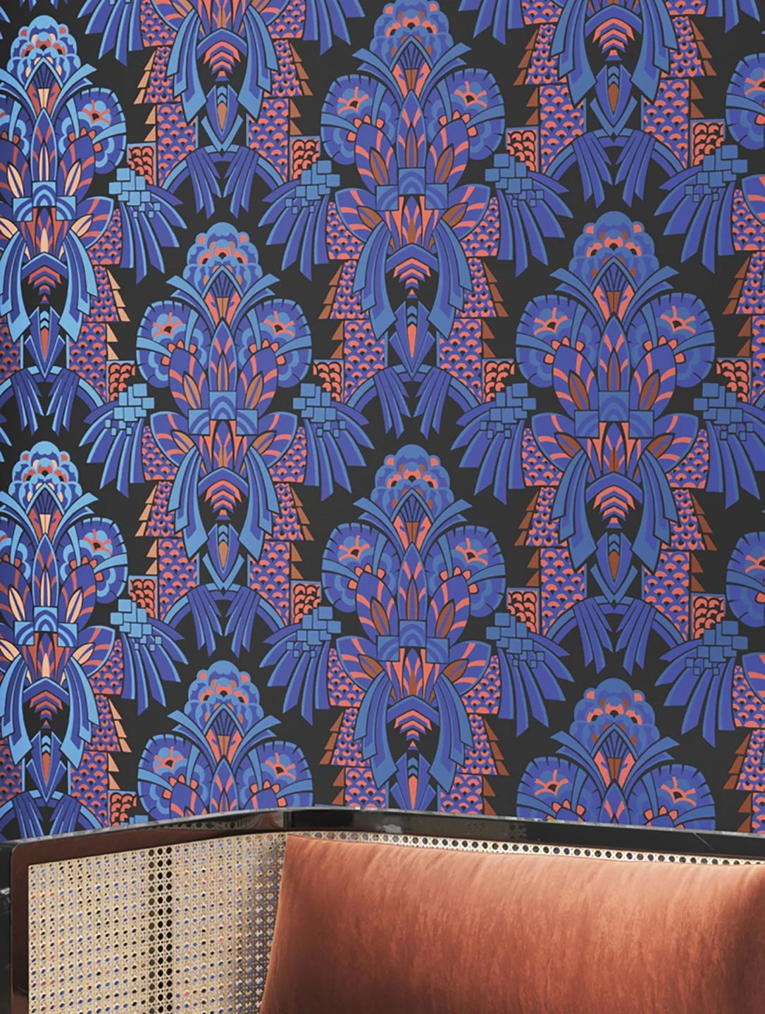 Tapete Demetrius Blau 3 Tapete Demetrius Blau