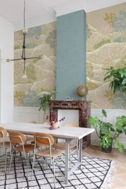 Digitaldruck Hügel Bäume Blumen Grün Grau Blau ML1801 7 Digitaldruck Hügel Bäume Blumen Grün Grau Blau ML1801 -Innentapete Digitaldruck Huegel Baeume Blumen Gruen Grau Blau ML1801 63217704 1