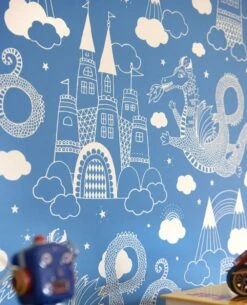 Tapete Drakhimlen Himmelblau -Innentapete Drakhimlen 389031 B 2880x1440