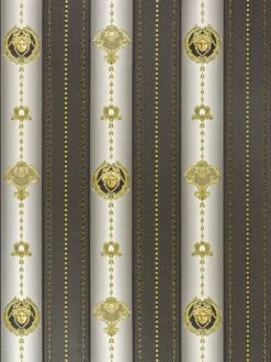 A.S. Creation Tapete Satin Medusa Gestreift Glanz Schwarz 6552-71 7 A.S. Creation Tapete Satin Medusa Gestreift Glanz Schwarz 6552-71 -Innentapete Exklusivtapete Streifen schwarz Hermitage 6552 7 1