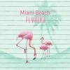 Fototapete Vlies Flamingo Miami Beach Florida 225x300cm -Innentapete Fototapete Vlies Flamingo Miami Beach Florida 255x