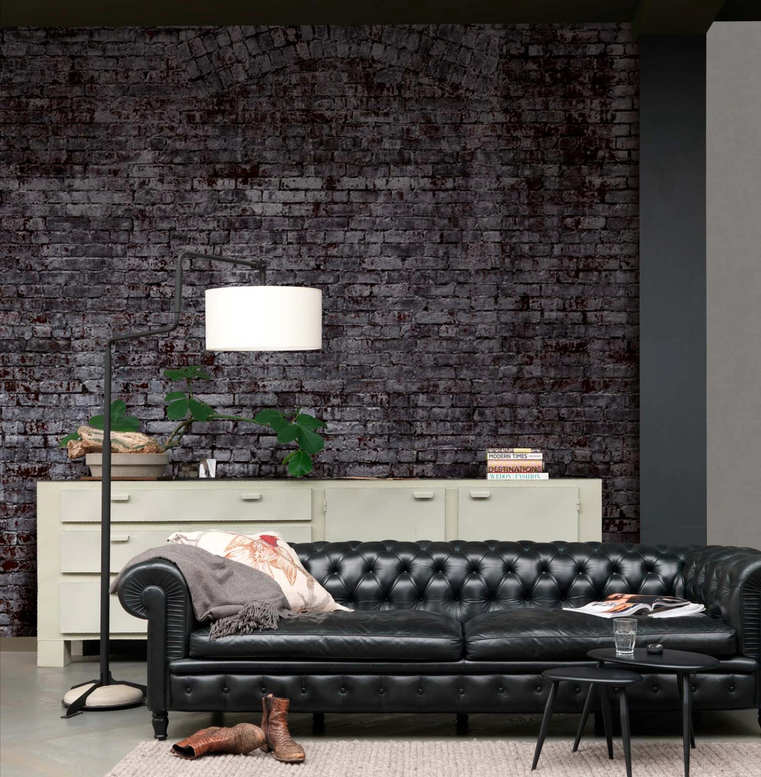 Rasch Fototapete Vlies 940954 Steinoptik Dunkelgrau 5 Rasch Fototapete Vlies 940954 Steinoptik Dunkelgrau – Bild 3