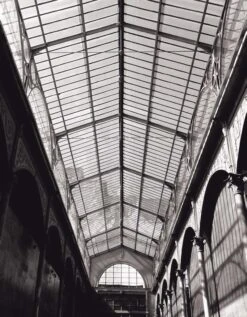 Rasch Fototapete Vlies 940923 Glasdach Fabrik Schwarz Weiß