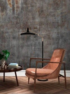 Rasch Fototapete Vlies 429749 Metall Optik Grau Braun