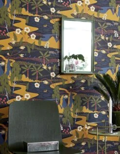 Tapete Hesperia Ocker -Innentapete Hesperia C 450501 2880x1440