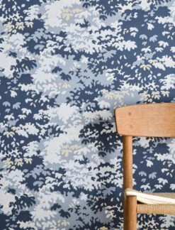 Tapete Into The Woods Blautöne