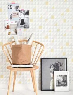 Tapete Katinka Hellgelb -Innentapete Katinka C 389201 2880x1440