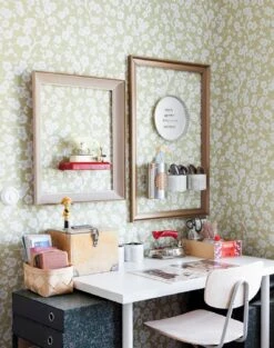 Tapete Laila Grünbeige 9 Tapete Laila Grünbeige -Innentapete Laila A 783013 2880x1440