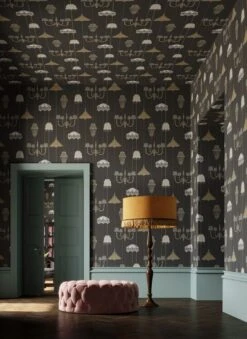 Tapete Lampshade Heaven Anthrazitgrau 7 Tapete Lampshade Heaven Anthrazitgrau -Innentapete Lampshade Heaven B 431511 2880x1440