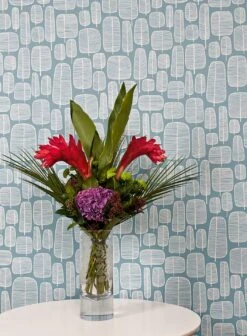 Tapete Little Trees Hellpastellblau -Innentapete Little Trees A 690106 2880x1440