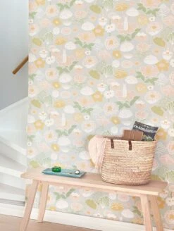 Tapete Little Light Blassgrau -Innentapete Little light C 389141 2880x1440