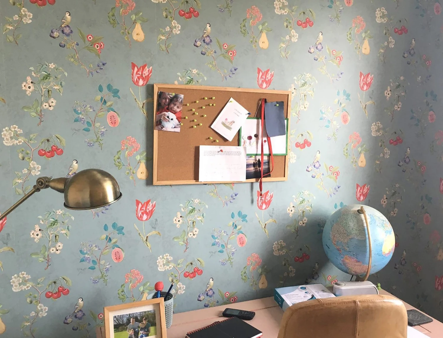 Tapete Mallorie Pastelltürkis 6 Tapete Mallorie Pastelltürkis – Bild 4