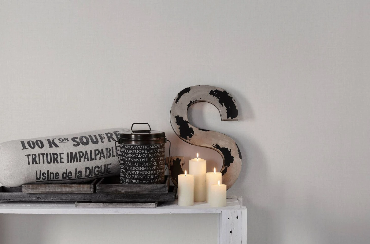 A.S. Creation Michalsky Tapete Vlies Einfarbig Textil Grau-weiß 36517-1 5 A.S. Creation Michalsky Tapete Vlies Einfarbig Textil Grau-weiß 36517-1 – Bild 3