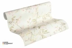 A.S. Creation Michalsky Tapete Vlies Blüten Floral Grau Grün 36498-1 -Innentapete Michalsky Tapete Vlies Vogel Blumen grau gruen 3 1