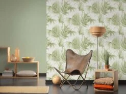 A.S. Creation Michalsky Tapete Vlies Gestreift Textil Hell-grün 36499-7 -Innentapete Michalsky Tapete Vlies gestreift Textil hellgrue 1