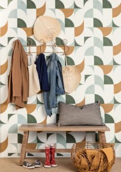 Tapete Moro Olivgrün -Innentapete Moro B 864513 2880x1440