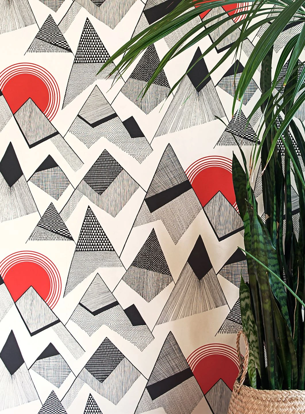 Tapete Mountains Rot 3 Tapete Mountains Rot