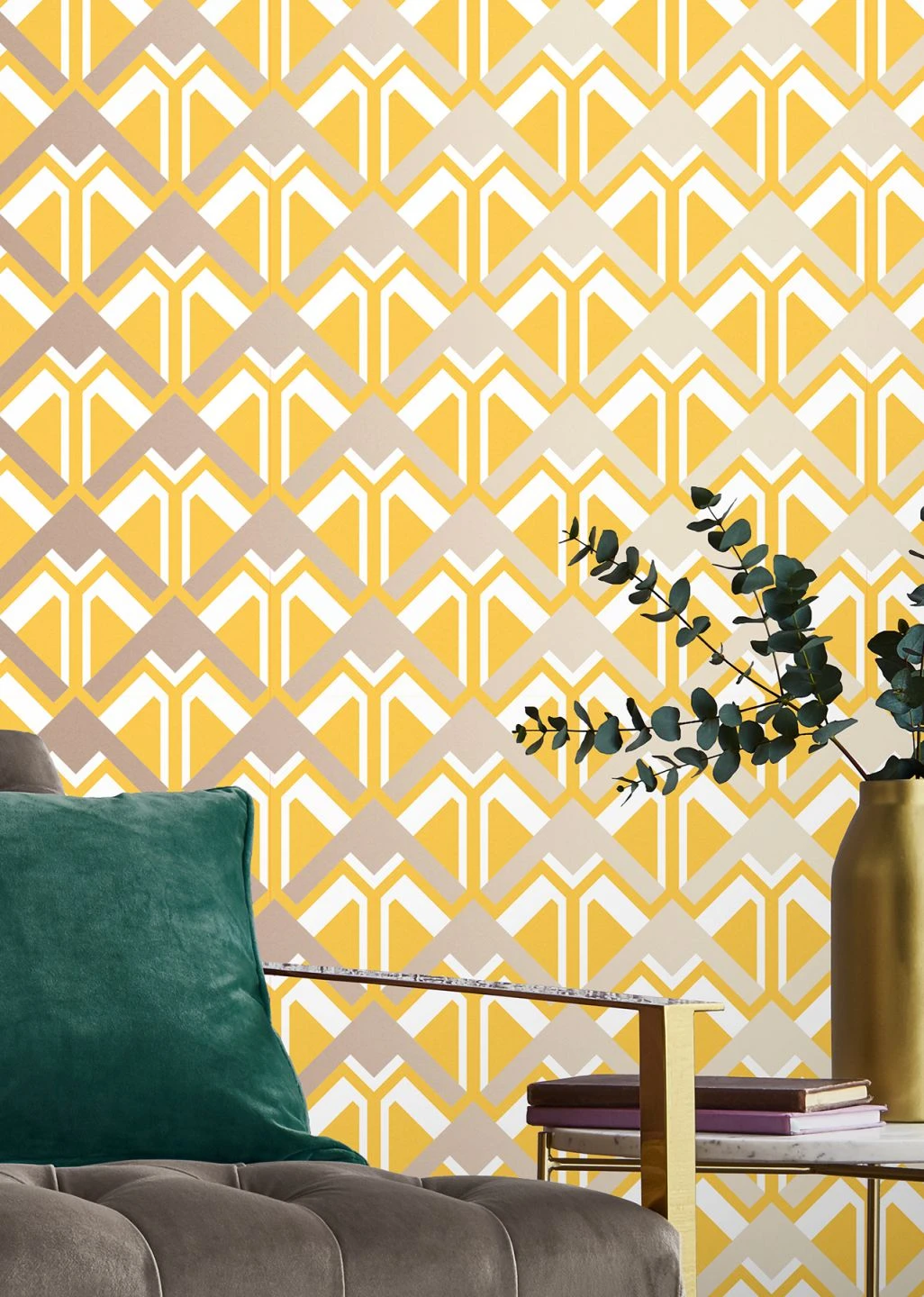 Tapete Nerea Honiggelb 3 Tapete Nerea Honiggelb