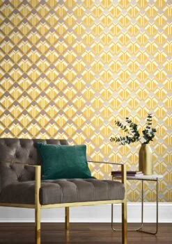 Tapete Nerea Honiggelb 9 Tapete Nerea Honiggelb -Innentapete Nerea B 431343 2880x1440