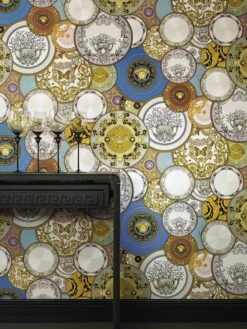 Versace Tapete Noell Goldgelb 9 Versace Tapete Noell Goldgelb -Innentapete Noemie B 410652 2880x1440