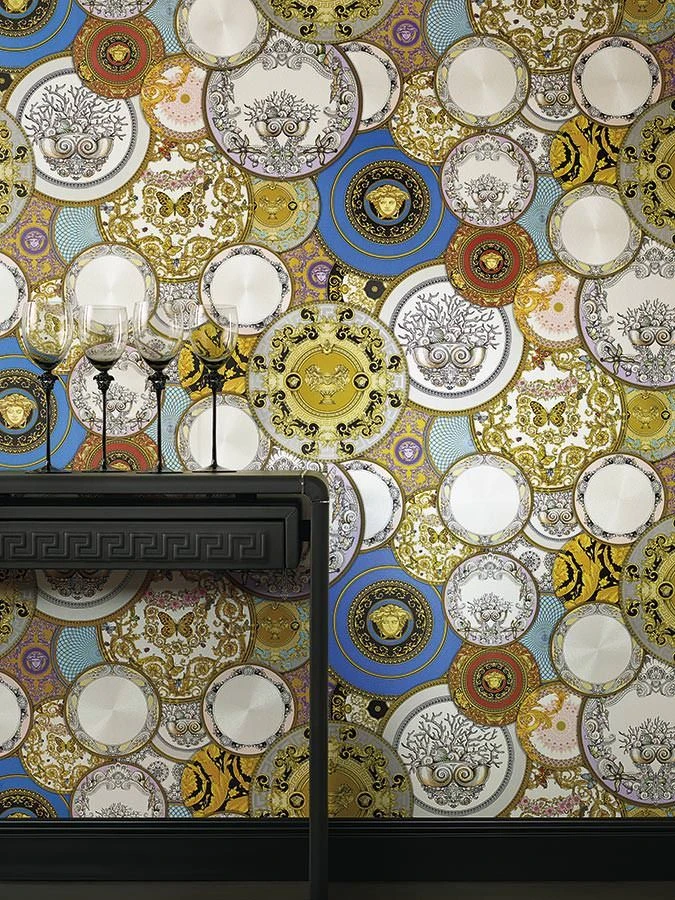 Versace Tapete Noell Goldgelb 6 Versace Tapete Noell Goldgelb – Bild 4