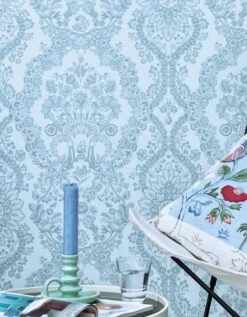 Tapete Nuria Pastellblau